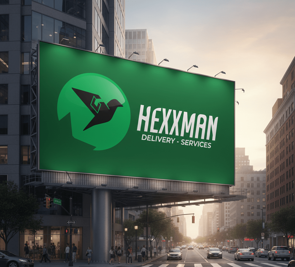 Hexxman Delivery billboard application