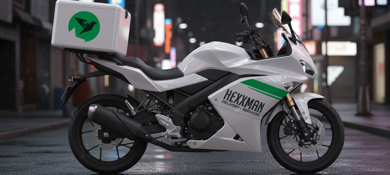 Hexxman Delivery motorcycle application