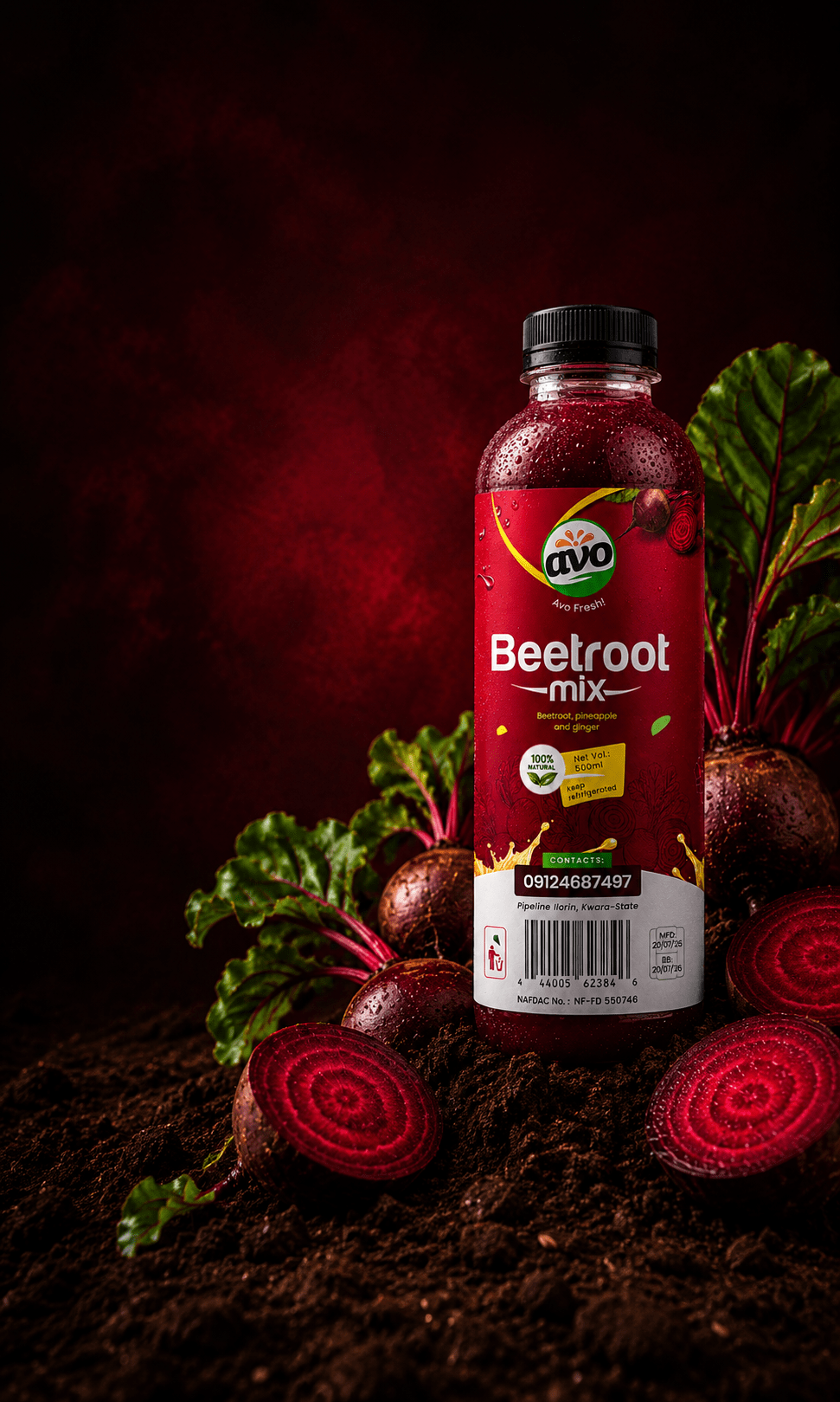 AVO Beetroot Mix campaign image