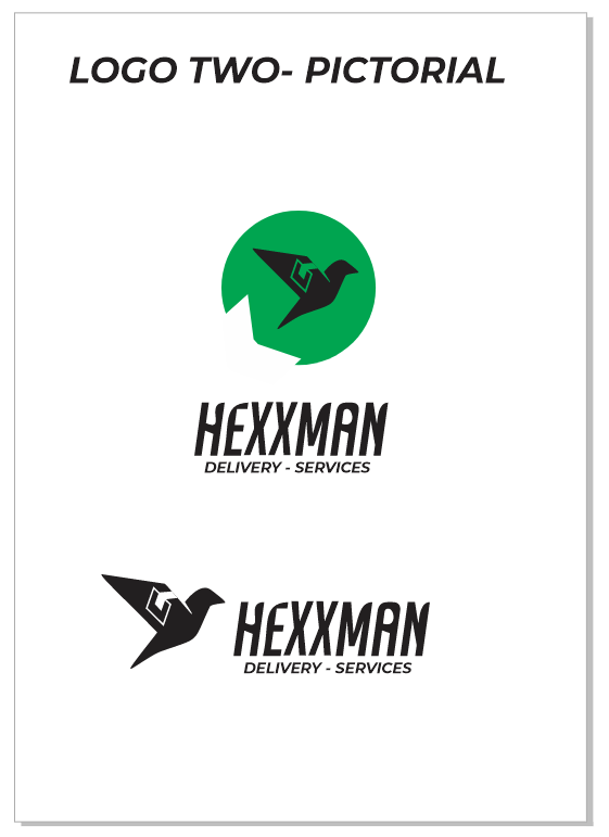 Hexxman Logo Two Pictorial Selected Direction